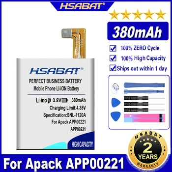 HSABAT APP00221 380mAh батерия за Apack APP00221 батерии