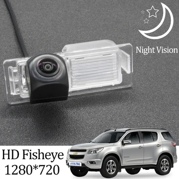 Owtosin HD 1280*720 Fisheye камера за задно виждане за Chevrolet Trailblazer MK2 2012 2013 2014 2015 2016 Аксесоари за паркиране на автомобили