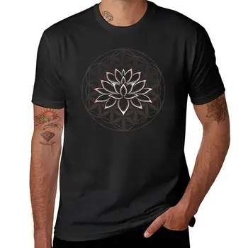 New Lotus and flower of life T-Shirt shirts graphic tees boys animal print shirt mens tall t shirts