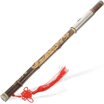 Бамбукова скулптура духов инструмент Bawu китайски F ключ флейта вертикален удар Bawu