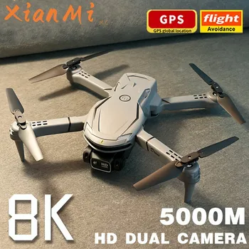 За Xiaomi Mini V88 Drone 8K Professional HD Въздушна двойна камера Всепосочно избягване на препятствия Drone Quadcopter 5000M