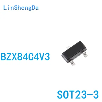 Цял диск BZX84C4V3 регулатор на напрежението диод 4.3V SMD SOT23 екран отпечатан Z17 (3K инсталация)