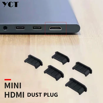 100pcs Mini HDMI интерфейс прах щепсел силикон влагоустойчив защитен капак прах капачка безплатна доставка