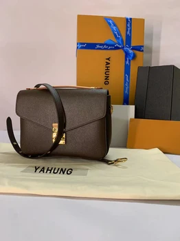 Черна чанта за рамо 2023 дамска мода YAHUNG марка чанта висококачествена чанта за рамо пролет лято платно класически