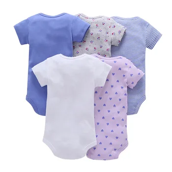 Summer Trendy дишаща памук гащеризони за новородени тенденция бебе мода гащеризон високо качество лесен за носене боди новородено