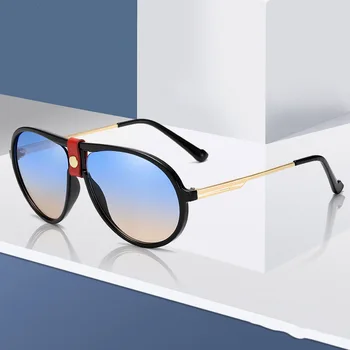Модни слънчеви очила за мъже жени реколта луксозна марка дизайн слънчеви очила нюанси UV400 Oculos De Sol