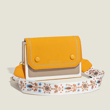 Gusure Нова ежедневна чанта Crossbody Мода Дамски рамо пратеник чанта момиче PU кожа малка квадратна чанта и чанта