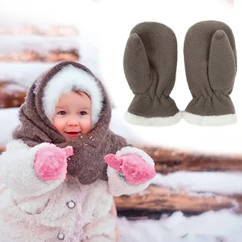Руно за деца ръкавици момчета топъл сняг момичета ръкавици за бебе ръкавици за жени студено време отопляеми зимни жени ръкавици ръкавица