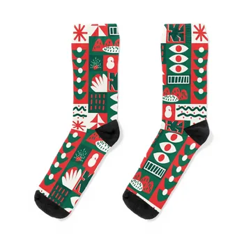Весела Коледа Чорапи Баскетбол Спортни чорапи Чорапи за катерене Флорални чорапи Чорапи за мъже Дамски