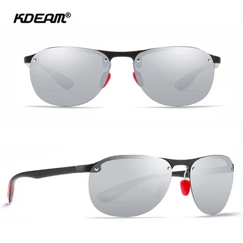 Луксозна марка KDEAM нови мъже кръгли очила фотохромни TR90 рамка слънчеви очила UV400 велосипед риболов спортни нюанси мода жени Gafas