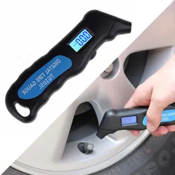 TG105 LCD цифров автомобил камион гуми гуми за измерване на налягането на въздуха манометър барометри тестер висока точност за кола камион