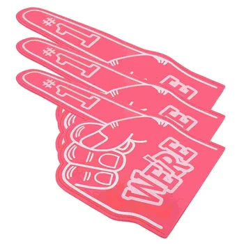 Пяна пръсти Мажоретка Парти Prop Гигантски ръце неща насипни играчки показалец за детски футболни ръкавици