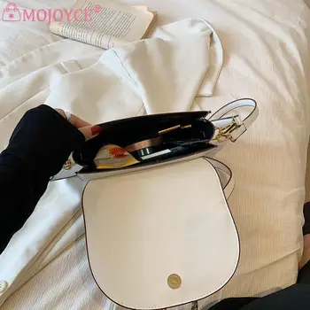 Жените момичета мода подмишниците прашка чанта плътен цвят PU марка дизайнер чанта елегантен стил практична чанта всички мач рамо чанта