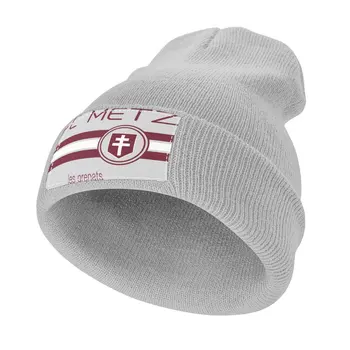 Лига 1 - ФК Метц (Away White) Плетена шапка модерна |-F-| Uv защита слънчева шапка Trucker шапки за мъже жени