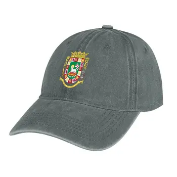 Пуерто Рико герб Каубойска шапка Uv защита Слънчева шапка шапка плаж Джентълмен военна шапка Мъж Мъже Луксозна марка Дамски
