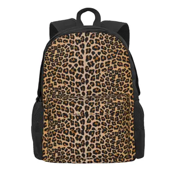 Леопард печат раница момчета момичета bookbag ученици училищни чанти карикатура деца раница лаптоп раница рамо чанта голям капацитет