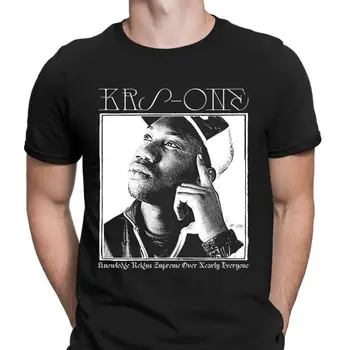 Krs One Old School Hip Hop Rapper 80s Classic Mens T-Shirts Tee Top #DGV