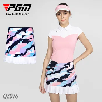 PGM голф жени къса пола женски лято дишаща вода доказателство бързо сушене момиче плисирана пола дама облекло QZ076