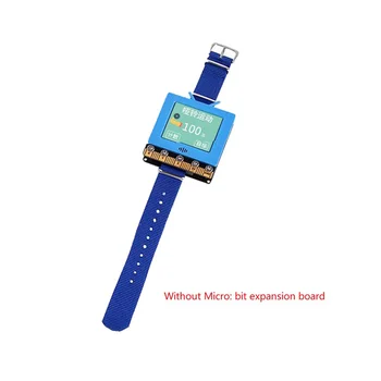 K-Watch за Micro:Bit разширителна платка K-Watch модул програмируем часовник Python редактор (син)