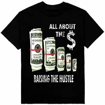 Rasing The Hustle Mens Heavyweight T-Shirt, отпечатана на Shaka Wear Tee