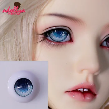 Adollya BJD кукла аксесоари 3D очни ябълки карикатура очи 1 чифт 10mm 12mm 14mm 16mm 18mm очи за 1/12 1/8 1/6 1/4 1/3 BJD кукли
