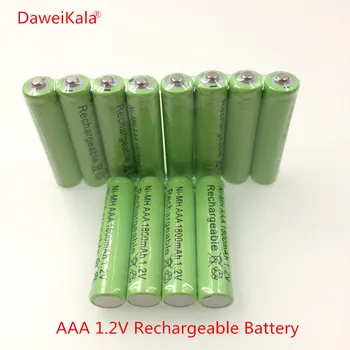 4-20PCS AAA Nimh Batterij 1,2 V Ni-Mh 1800mah AAA 3A Oplaadbare Mobiele Aaa Nimh Batterijen Nieuwe grote Macht