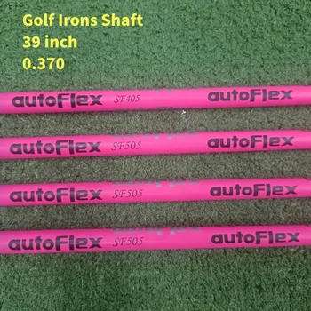  Нов голф клин вал или ютии вал Autoflex розов 39inch SF405 / SF505 / SF505X / SF505XX Flex графит вал, диаметър на вала 0.370