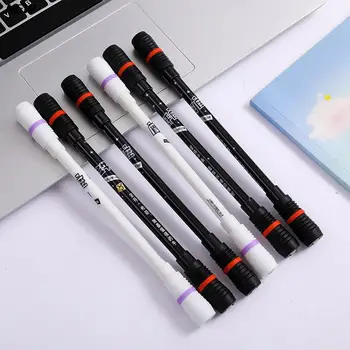 1Pcs творчески гел писалка предене без хлъзгане покритие предене писалка против хлъзгане случайни подвижен писалка офис канцеларски детски играчки
