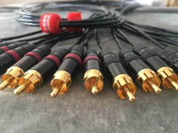 Customerized направени RCA кабел с REAN RCA NYS373-0,2,9 щепсел с Япония направени кабел L-2B2AT