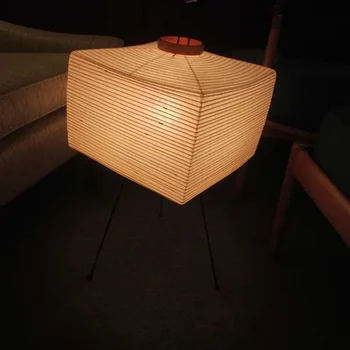 японски подови лампи Дизайн Akari noguchi хартиена лампа LED минималистичен за хол Чайна Къща Проучване декорация естетическа светлина