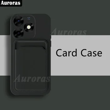 Auroras за Tecno Spark 20 Pro капак луксозен портфейл карта джоб чанта силиконова обвивка за Tecno Spark 20C телефон случай