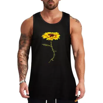 Нов слънчогледов подарък слънчогледови ризи за жени хипи слънчоглед потник фитнес носят мъжки летни тениски без ръкави за мъже