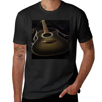 Нова тениска за акустична китара за момчета риза с животински принт Къс ръкав Естетично облекло Къса тениска тениски за мъже