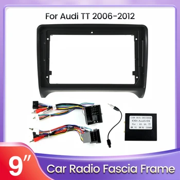 Car Radio Multimedia Video All-in-One Frame Canbus Box Decoder Dashboard Panel За Audi TT 2008 2009 2010 2011 2012 2013 2014