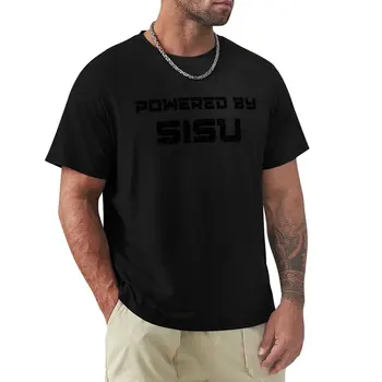 Осъществено от SISU Тениска лято топ смешно тениски мъже тренировка риза