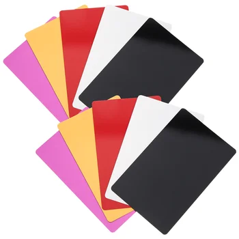 80 бр. Алуминиева визитка Анодизирани заготовки Цветни метални карти от неръждаема стомана