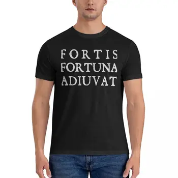 FORTIS FORTUNA ADIUVAT Класическа тениска Аниме тениска мъжка тениска с дълъг ръкав