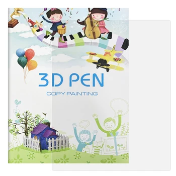 PVC чертожна дъска 3D шаблон за писалка Момичета Възрастни 40 модела DIY занаятчийска хартия форми цветни за многократна употреба прозрачен стартер