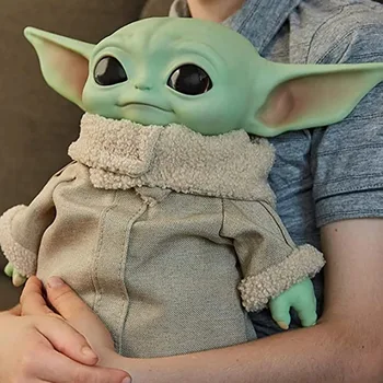 28cm действие фигура играчки бебе Йода бебе плюшени Yoda магистър кукли играчки за деца колекция рожден ден коледни подаръци