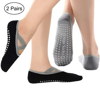 Дамски топли чорапи 2бр Дамски йога чорапи Chaussettes A Particules AntidéRapantes чорапи Дамско облекло Спални чорапи