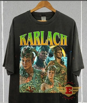 Karlach риза за геймър Laezel облекло тениска подарък за Karlach Geek Karlach Bulders риза Karlach Merch Shirt Baldur Gate 3