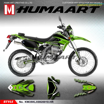 HUMAART офроуд стикер комплект за Kawasaki KLX250S KLX 250 S KLX300 2008 2009 2010 2011 2012 2013 2014 2015 2016 2017 2018-2021