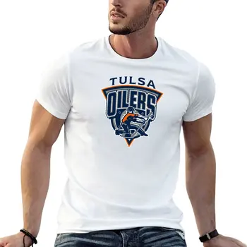 tulsa oilers Тениска Ризи с къс ръкав графични тениски Тениска за момче мъжка тениска