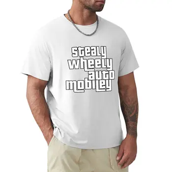 Stealy Wheely Automobiley T-Shirt спортни фенове Блуза мъжки шампион тениски