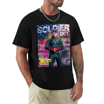 войник момче - момчетата Тениска извънгабаритни тениска Естетическо облекло тениски за мъже памук