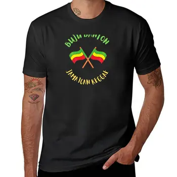New Buju Banton Jamaican Flag Design T-Shirt t shirt man boys t shirts plus size tops sports fan t-shirts t shirt for men