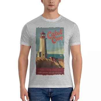 Cabot Cove Класическа тениска тениски за мъже графични големи и високи тениски за мъже