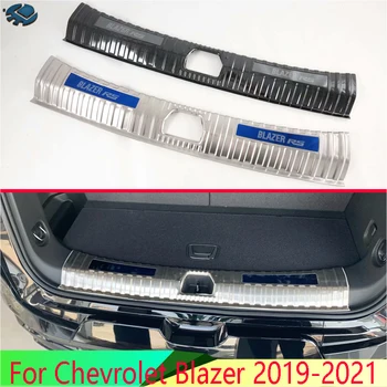 За Chevrolet Blazer 2019-2021 Аксесоари за кола Неръждаема стомана задния багажник изтъркване плоча врата перваза капак формоване гарнитура