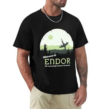 Добре дошли в тениската на Endor момчета животински принт хипи дрехи мъжки високи тениски