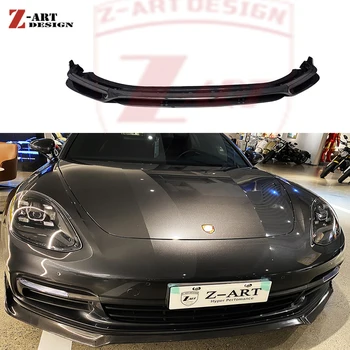 Z-ART 2017-2022 Предна устна от въглеродни влакна за Porsche 971 Facelift броня Долен спойлер за Panamera 971 Шрифт от въглеродни влакна Chin